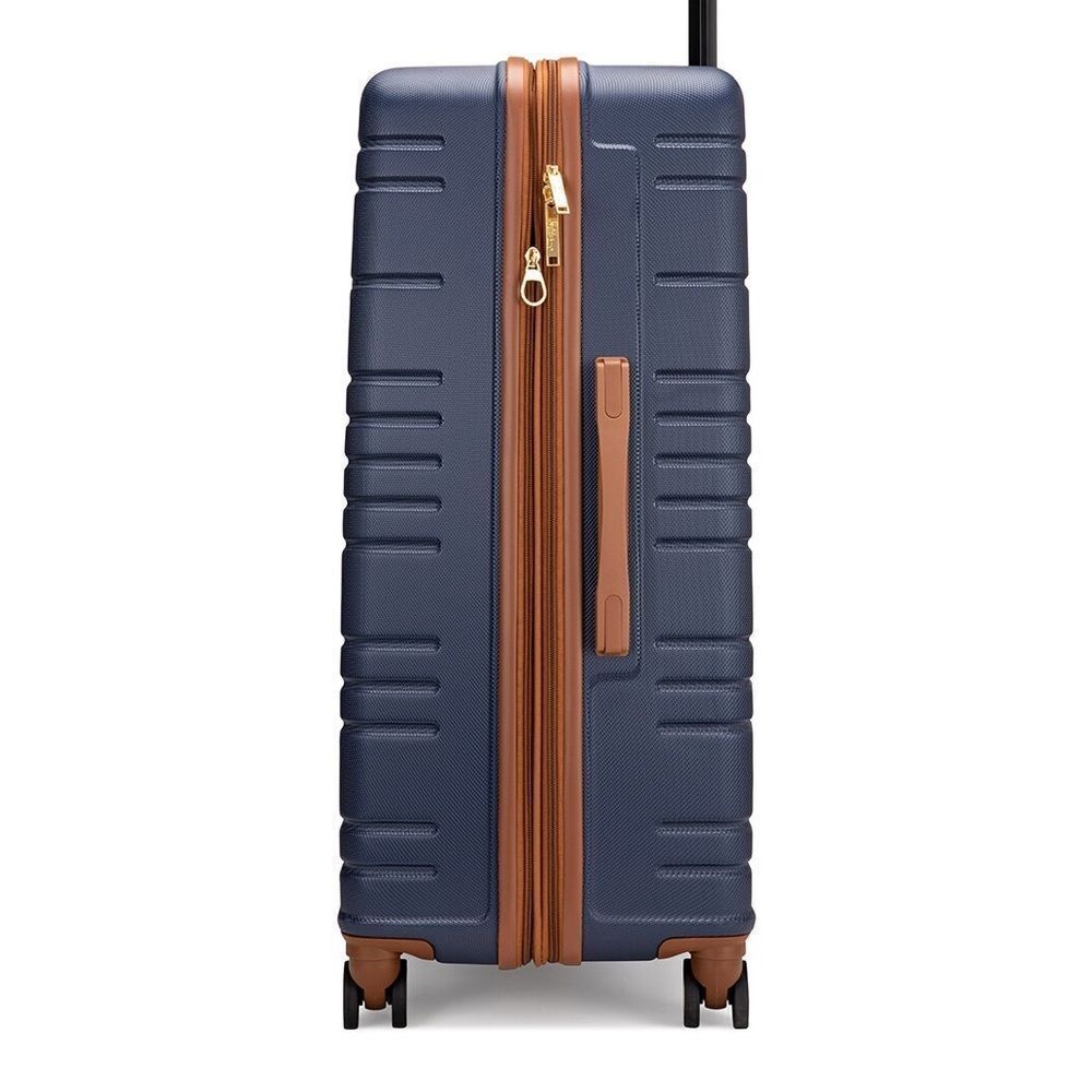 Miami CarryOn Brickell 1 Piece Expandable Retro Spinner Luggage suitcase - Picture 7 of 16